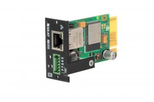 2147 SNMP-модуль NM810 для ИБП SKAT-UPS, типоразмер 1, 1х10/100 Mb/s, Wi-Fi, релейный выход, вход для датчика темп/влаж или "сухой контакт"