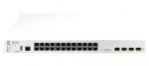 MES3400I-24 - Ethernet-коммутатор, 24 порта 10/100/1000Base-T, 4 порта 1000BASE-X (SFP)/10GBASE-R (SFP+), L3, 2 слота для модулей питания, Eltex