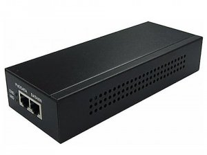 30Вт PoE-инжектор LAS30-57CN-RJ45 (без шнура питания), 30W 1 RJ45 интерфейс 1000M. Подходит для DS-2DE5/4xxx-AE/-AE3, Hikvision